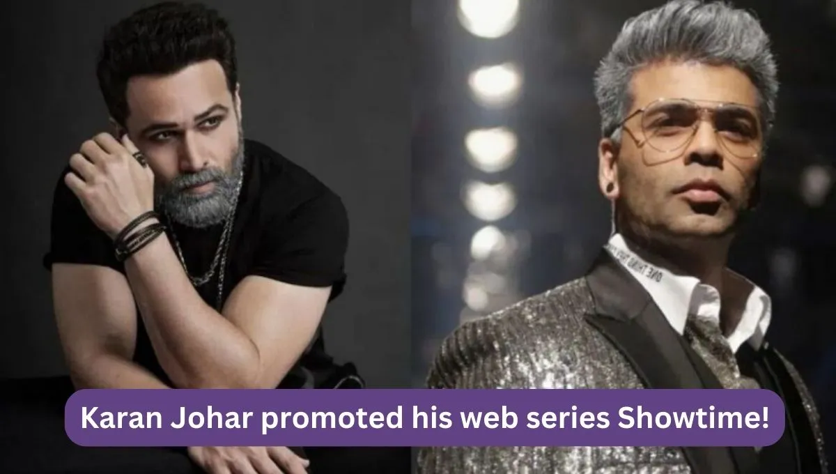 Karan Johar promoted his web series Showtime!